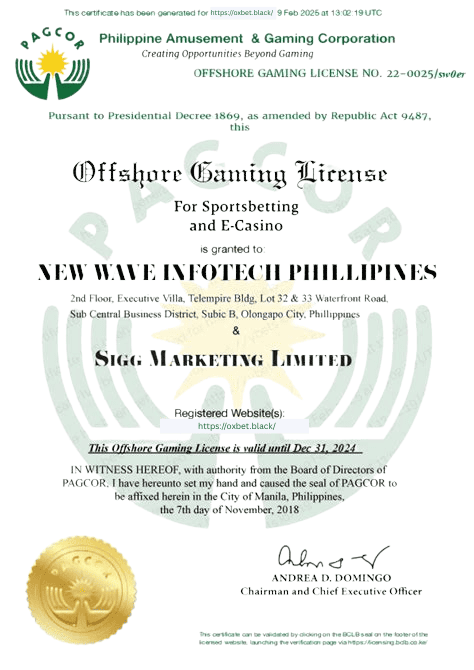pagcor oxbet